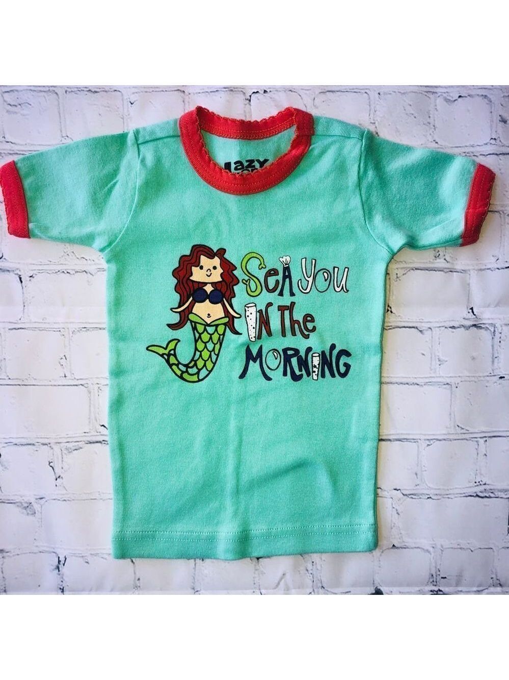 𝅺nwot Girls Size 2T Lazy One Pajama Top